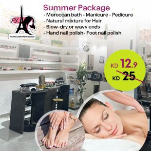 Summer Beauty Package at Paris Leopard Lounge Salon