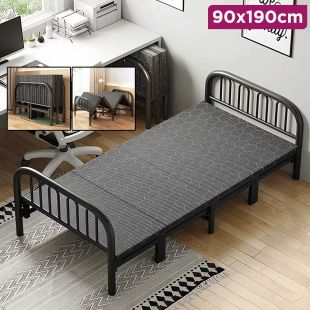 Single Steel Bed Frame Iron Bed Design Metal Bed 90x190cm