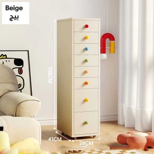 Helmer 8 Drawer Movable Cabinet