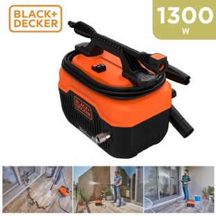 Black & Decker 110 Bar Horizontal Pressure Washer 1300W (New Product / Open Box)