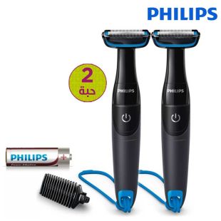 ماكينة حلاقة الجسم الرطب والجاف من Philips (ادفع 3 دينار إضافية واحصل على 2 حبة)