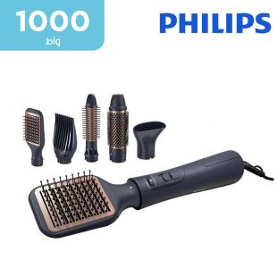 فرشاة لتمليس وتكثيف الشعر 5 ملحقات 1000 واط من Philips 