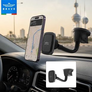 Brave Magnetic Car Mount Rotating Windshield Phone Holder