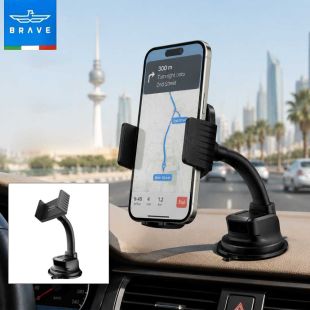 Brave Universal Car Mount Rotating Windshield Phone Holder