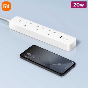 Xiaomi 3 Socket 20W Power Strip with 2 USB-C Ports and USB-A Port