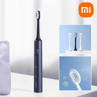 فرشاة الأسنان الكهربائية مع 4 رؤوس فرشاة من Xiaomi - أزرق غامق