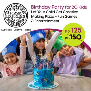 Celebrate your Kid's Birthday Party Differently this year For 20 kids at Pizza Express
