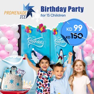 Birthday party for 15 Kids at Promenade Ice