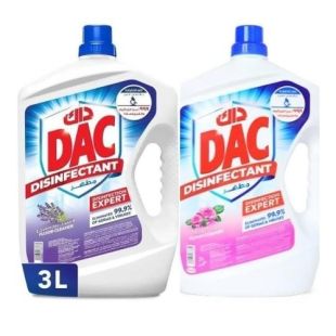 DAC Super Disinfectant Liquid Lavender 3 L + DAC Gold Disinfectant Liquid Rose 3 L