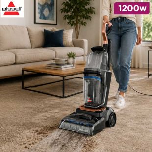 Bissell 1200W PowerWash HydroSteam Carpet and Furniture Deep Cleaner