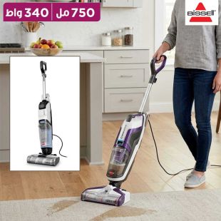 مكنسة CrossWave سلكية قوة 340 واط سعة 0.75 لتر من Bissell