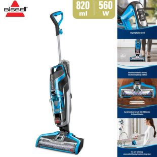 BISSELL CrossWave 560W Floor and Area Rug Cleaner 820ml with Wet-Dry Vacuum