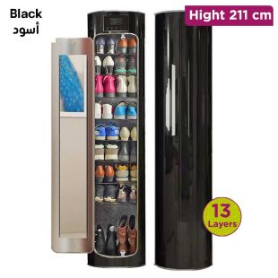 خزانة أحذية دوارة متعددة الوظائف مع التعقيم وإزالة الرطوبة