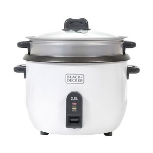 طباخة الأرز 2.8 لتر بقوة 1100 واط من Black & Decker