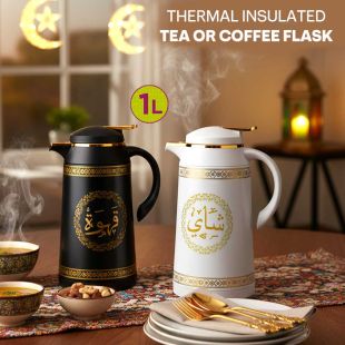 1L Thermal Insulated Tea or Coffee Flask