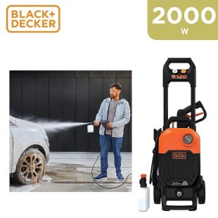 Black and Decker 150 Bar Horizontal Pressure Washer 2000W - New Product / Open Box