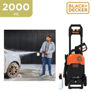 ماكينة التنظيف بضغط الماء 2000 واط بقوة ضغط 150 بار من Black and Decker - منتج جديد / من غير كرتون