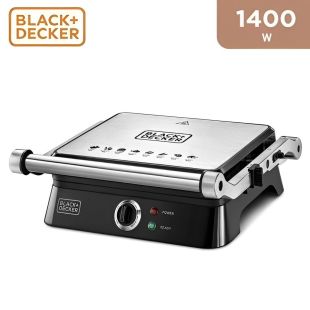 Black and Decker Contact Grill 1400W - New Product / Open Box
