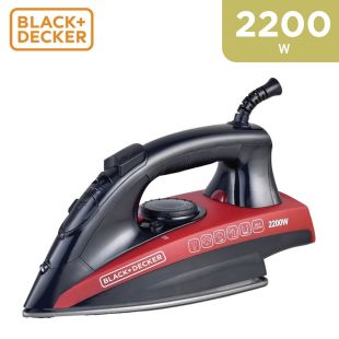 كواية بخار قوة 2200 واط - أسود وأحمر من Black & Decker