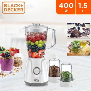 400W 2 Speed Blender with 2 Mills by Black & Decker  (New Product / Open Box)
