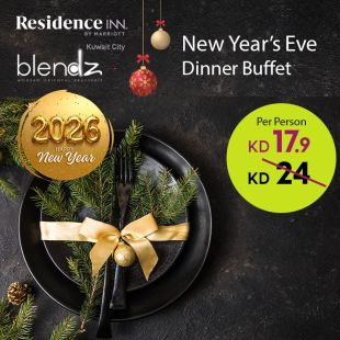 New Year Eve International Dinner Buffet At Blendz Restaurant - Residence Inn By Marriott hotel