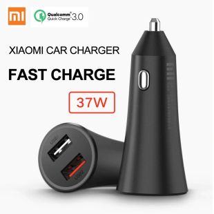 MI 37W 2 USB Car Charger – Black by Xiaomi
