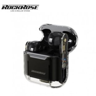 RockRose Transparent Ultra Compact Wireless Earbuds