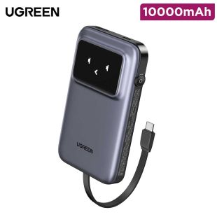 10000mAh Uno Power Bank with Built-in Type-C Cable by UGreen
