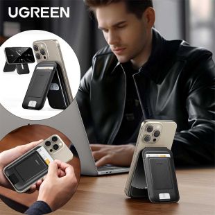 محفظة مغناطيسية بتقنية MagSafe وستاند هاتف 2 في 1