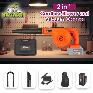 2 in 1 Cordless Blower and Vacuum Cleaner