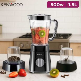 Kenwood 500W Blender with 1.5L Jug and 2 Grinding Mills