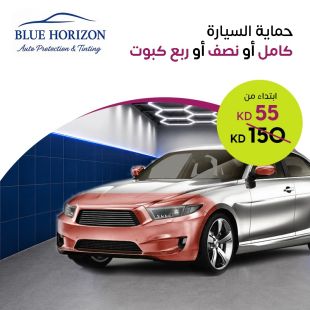 حماية السيارة | كامل أو نصف أو ربع كبوت من Blue Horizon