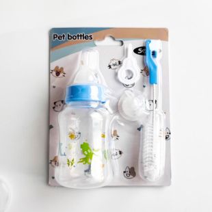 Cat Milk Bottle with Cleaning Brush