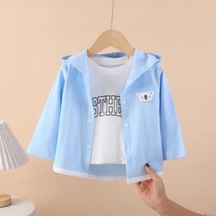 Lightweight Long Sleeve Cardigan for Boys and Girls