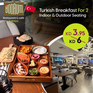 Morning Breakfast set menu for 2 Persons at Bodrum Roof Restaurant