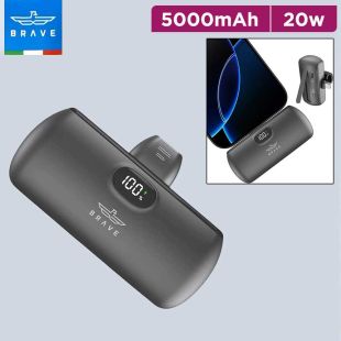 Brave Pro Mini 5000mAh Power Bank 20W with USB-C Dock
