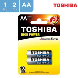 عدد 2 بطارية High Power AA من Toshiba