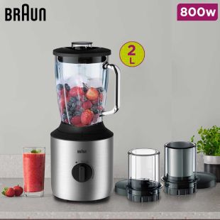 Braun 800W Blender with 5 Speeds and Glass Jar 2L