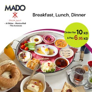 Eat what you Desire for Breakfast or Lunch or Dinner at Mado Restaurant