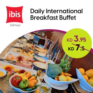 Delicious Breakfast Buffet at -Ibis Hotel - Salmiya
