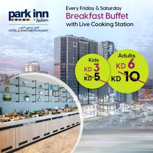 Every Friday & Saturday &ndash; International Breakfast Buffet with Live Cooking Station at Park Inn by Radisson