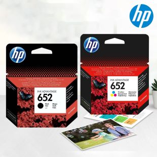 خرطوشة حبر HP 652 ( ثلاثية الالوان او اسود) من HP