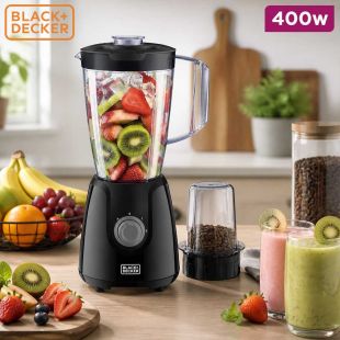 Black & Decker 400W Blender with Grinder and Extra Jar
