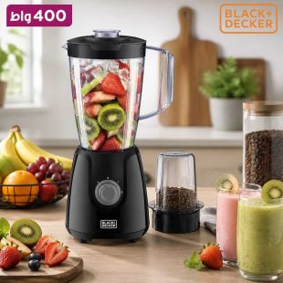 خلاط 400 واط مع مطحنة ووعاء إضافي من BLACK and DECKER