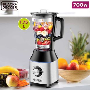 Black and Decker 700W Blender with 1.75L Glass Jar