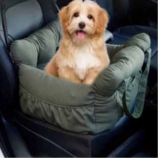 مقعد سيارة محمول مبطن للحيوانات الأليفة