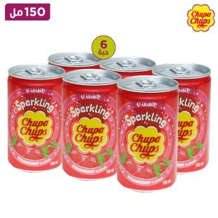 تشوبا - مشروب الفوار بنكهة الفراولة 150 مل × 6