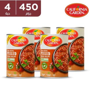 فول مدمس مقشور 4 × 450 جرام من California Garden