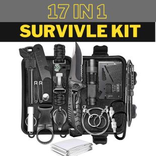 Camping 17 in 1 Survival Tool Kit