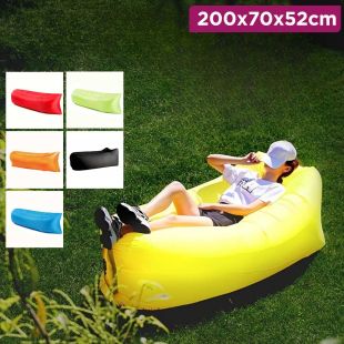 Camping Inflatable Air Sofa 200 × 70 × 52cm